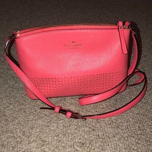 Kate Spade coral colored crossbody